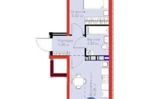 Продажа 2-комнатной квартиры, 46 м²