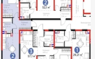 Продажа 2-комнатной квартиры, 47.95 м² - Продажа двухкомнатных квартир в Алматы