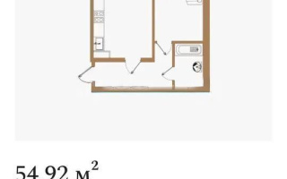 Продажа 1-комнатной квартиры, 54.92 м², ул. Байге, дом  12а/1 - Продажа  однокомнатных квартир в новостройках Алматы с фото