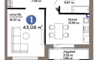 Продажа 1-комнатной квартиры, 43.2 м² - Продажа однокомнатных квартир в Астане - страница 3