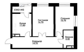 Продажа 2-комнатной квартиры, 61.1 м², ул. Навои, дом  30а/1 - Продажа квартир в Казахстане