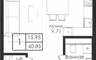 Продажа 1-комнатной квартиры, 42 м², ул. Маймекен, дом  2 - Продажа  однокомнатных квартир в Астане