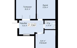Продажа 2-комнатной квартиры, 72 м², ул. Айтматова, дом  57 стр - Продажа  двухкомнатных квартир в новостройках Астаны без посредников