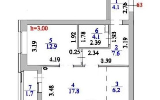 Продажа 2-комнатной квартиры, 54.4 м², ул. Калдаякова, дом  59 стр - Продажа квартир в Казахстане