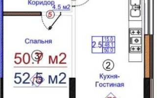 Продажа 2-комнатной квартиры, 52 м², пр. Рыскулова, дом  103/7 стр - Продажа квартир в Алматы без посредников с фото