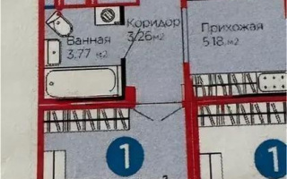 Продажа 1-комнатной квартиры, 42 м², ул. Хусейна бен Талала, дом  41 - Продажа  однокомнатных квартир в новостройках Астаны без посредников