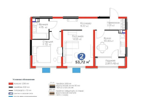 Продажа 2-комнатной квартиры, 53.72 м² - Продажа двухкомнатных квартир в Турксибском р-не Алматы - страница 3
