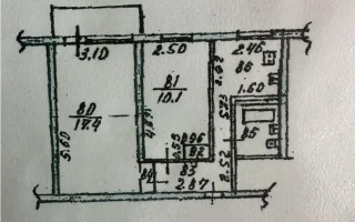 Продажа 2-комнатной квартиры, 42 м², ул. Наурызбай батыра, дом  13 - Продажа квартир в Алматы