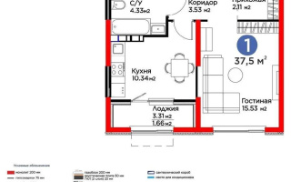Продажа 1-комнатной квартиры, 38 м², ул. Тараз, дом  8/1 стр - Продажа  однокомнатных квартир в Алматы без посредников