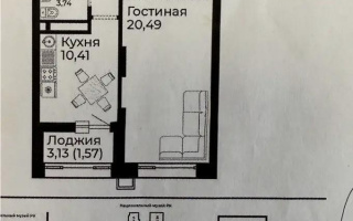 Продажа 1-комнатной квартиры, 42.3 м², ул. Райымбек батыра, дом  2 стр - Продажа  однокомнатных квартир в новостройках Астаны