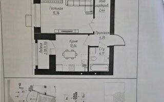 Продажа 1-комнатной квартиры, 37 м²