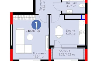 Продажа 1-комнатной квартиры, 35.86 м² - Продажа однокомнатных квартир в Астане - страница 5