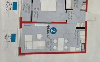 Продажа 1-комнатной квартиры, 46.5 м² - Продажа  однокомнатных квартир в новостройках Алматы с фото - страница 2