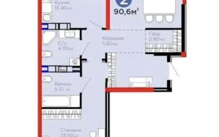 Продажа 2-комнатной квартиры, 90.6 м² - Продажа двухкомнатных квартир в Бостандыкском р-не Алматы - страница 9