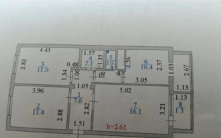 Продажа 3-комнатной квартиры, 61.7 м² - Продажа квартир в панельном доме в Астане