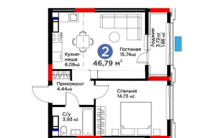 Продажа 2-комнатной квартиры, 49 м² - Продажа двухкомнатных квартир от собственников в Казахстане - страница 2
