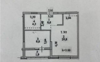 Продажа 1-комнатной квартиры, 43.4 м², ул. Е-429, дом  14 - Продажа квартир в Казахстане