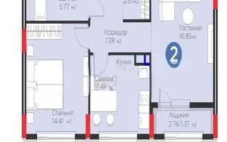 Продажа 2-комнатной квартиры, 57.8 м² - Продажа  двухкомнатных квартир в новостройках Астаны - страница 15