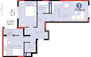 Продажа 3-комнатной квартиры, 77 м² - Продажа трехкомнатных квартир в Астане - страница 48