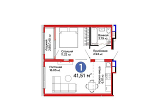 Продажа 1-комнатной квартиры, 41.51 м², пр. Улы Дала, дом  14 стр - Продажа  однокомнатных квартир в Астане с фото