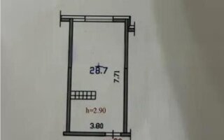 Продажа 1-комнатной квартиры, 29 м²