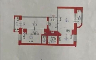 Продажа 3-комнатной квартиры, 77.2 м², ул. Айтматова, дом  41б - Продажа квартир в Астане