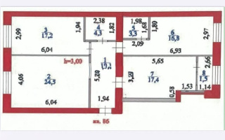 Продажа 3-комнатной квартиры, 95.1 м², ул. Е-15, дом  16 - Продажа квартир в Астане