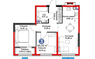 Продажа 3-комнатной квартиры, 57 м² - Продажа трехкомнатных квартир в Казахстане - страница 14
