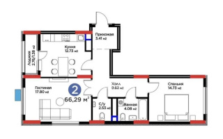 Продажа 2-комнатной квартиры, 66.29 м² - Продажа квартир в Астане - страница 4