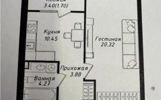 Продажа 1-комнатной квартиры, 41 м² - Продажа однокомнатных квартир в Астане - страница 2