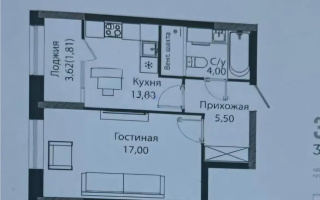 Продажа 1-комнатной квартиры, 37 м², ул. Бухар жырау, дом  12/2 - Продажа  однокомнатных квартир в новостройках Астаны с фото