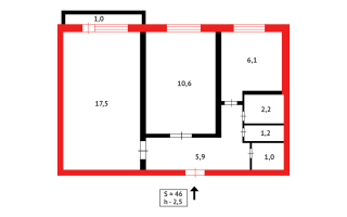 Продажа 2-комнатной квартиры, 44 м², мкр-н 1А, дом  23 - Продажа квартир в Казахстане