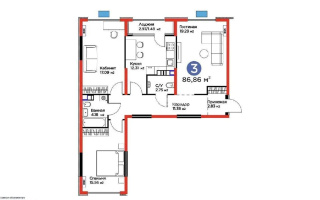Продажа 3-комнатной квартиры, 87 м² - Продажа  трехкомнатных квартир в новостройках Алматы