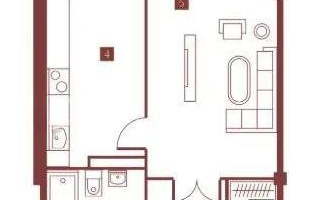 Продажа 1-комнатной квартиры, 42.1 м², ул. Талдыарал, дом  19 - Продажа  однокомнатных квартир в Алматы