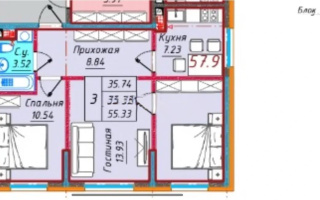 Продажа 3-комнатной квартиры, 58 м², ул. Байге, дом  12а/1 - Продажа квартир в Казахстане