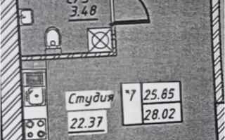 Продажа 1-комнатной квартиры, 28.2 м², ул. Тынышбайулы, дом  6 стр - Продажа  однокомнатных квартир в Астане без посредников