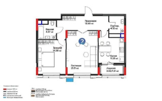 Продажа 2-комнатной квартиры, 70.41 м² - Продажа квартир в р-не Есиль Астаны - страница 7