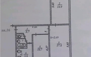 Продажа 3-комнатной квартиры, 60.3 м², мкр-н Аксай-2, дом  11 - Продажа  трехкомнатных квартир в Алматы
