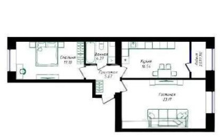 Продажа 2-комнатной квартиры, 68 м², ул. Молдагалиева, дом  6г - Продажа квартир в Астане