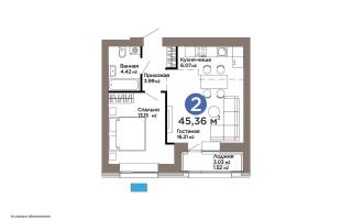 Продажа 2-комнатной квартиры, 46 м² - Продажа квартир в Астане - страница 2