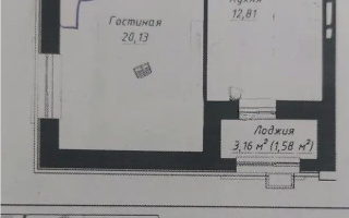 Продажа 1-комнатной квартиры, 46 м², ул. Калдаякова, дом  14 стр - Продажа  однокомнатных квартир в новостройках Астаны без посредников