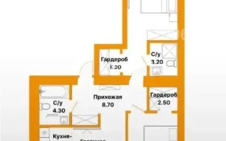 Продажа 3-комнатной квартиры, 78.7 м², пр. Тауелсыздык, дом  25/1 стр - Продажа  трехкомнатных квартир в новостройках Астаны