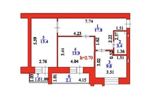 Продажа 2-комнатной квартиры, 63.4 м², ул. Азербаева, дом  37/1 - Продажа  двухкомнатных квартир в Астане с фото