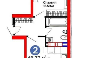 Продажа 2-комнатной квартиры, 48.76 м², ул. Белжайлау, дом  47а - Продажа квартир в Алматы