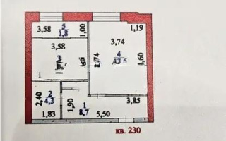 Продажа 1-комнатной квартиры, 42.7 м², ул. Нажимеденова, дом  30/1 - Аренда баз, складов и промышленной недвижимости в Алматинской области