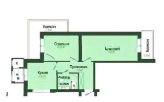 Продажа 2-комнатной квартиры, 55 м², пр. Райымбека, дом  206/12 - Продажа  двухкомнатных квартир в новостройках Алматы без посредников