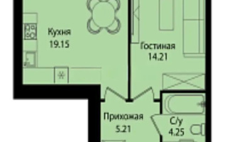 Продажа 1-комнатной квартиры, 43 м², ул. Е-15, дом  16 - Продажа квартир в Казахстане