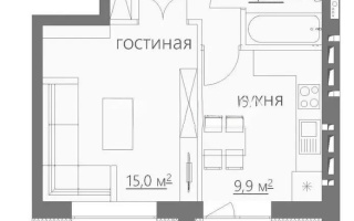 Продажа 1-комнатной квартиры, 38 м², 067 учетный квартал, дом  464/4 - Продажа  однокомнатных квартир в Караганде с фото