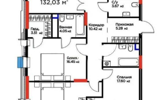 Продажа 4-комнатной квартиры, 132 м², ул. Толе би, дом  54/1 - Продажа  четырехкомнатных квартир в новостройках Астаны
