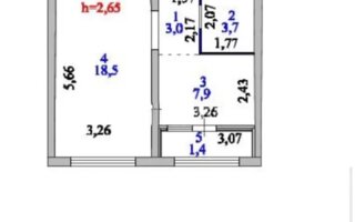 Продажа 1-комнатной квартиры, 35 м²